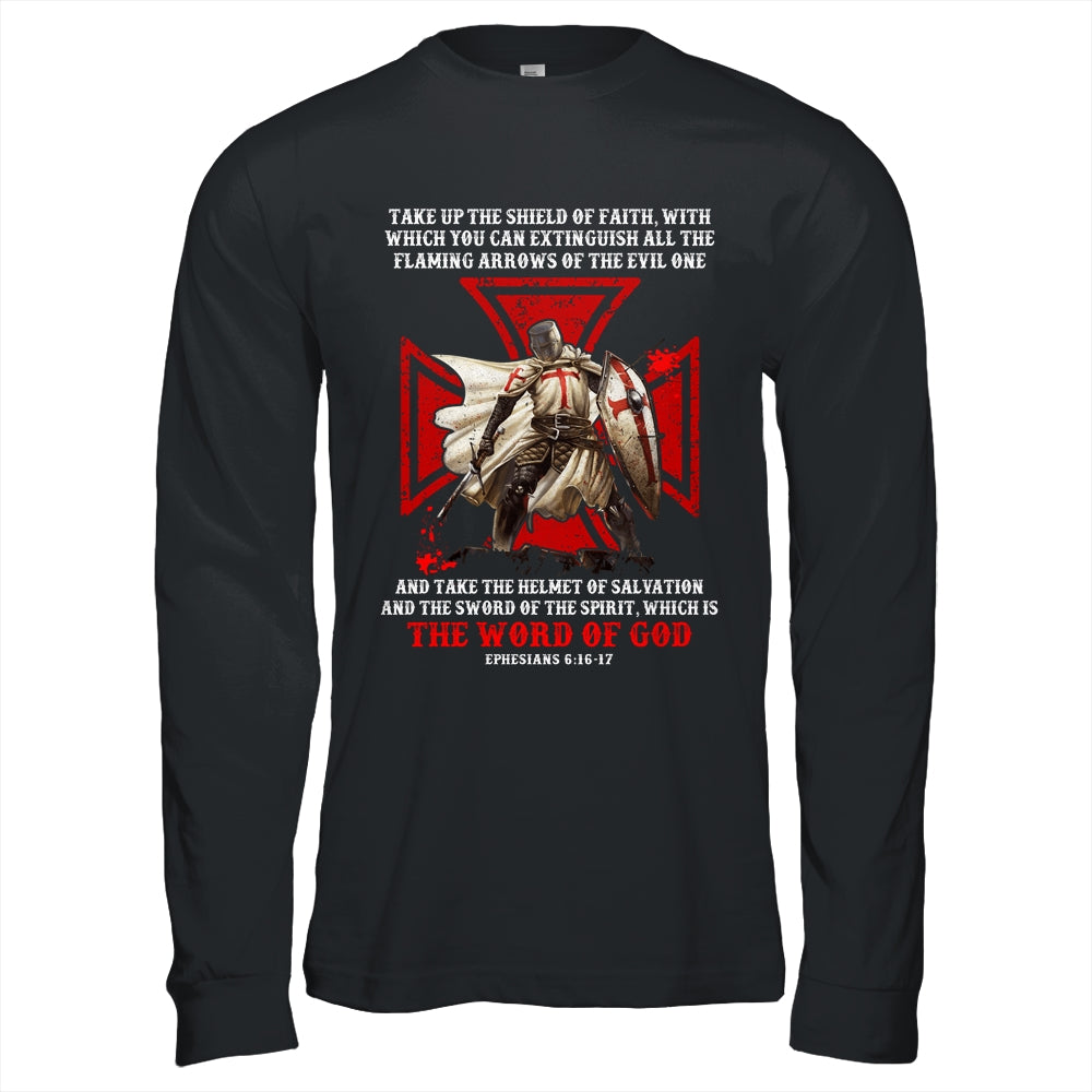 Armor Of God Men Women Knight Templar Christian Bible Verse Shirt & Hoodie | teecentury