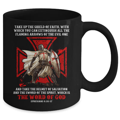 Armor Of God Men Women Knight Templar Christian Bible Verse Mug | teecentury