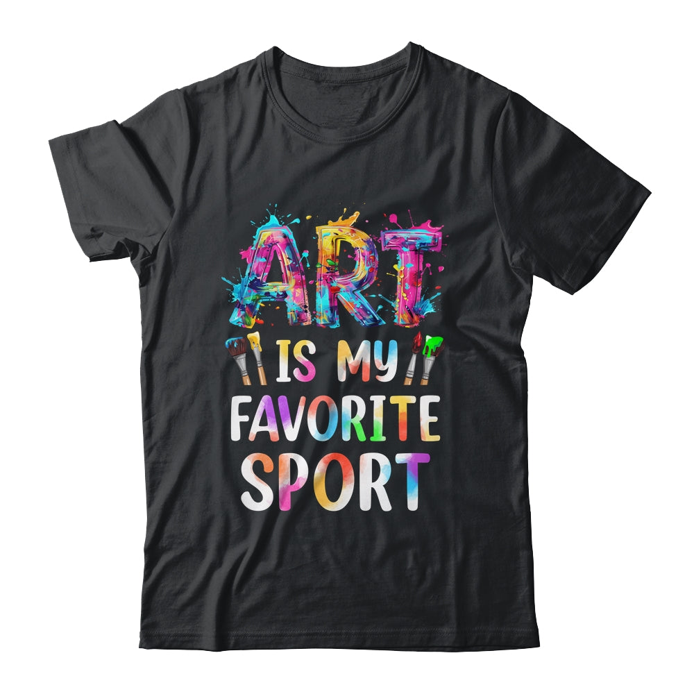 Art Is My Favorite Sport Men Women Artist Painter Teacher Shirt & Tank Top | teecentury
