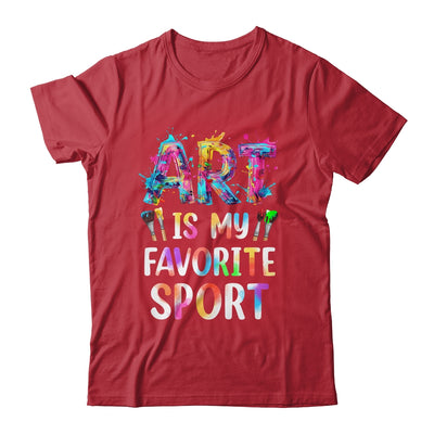 Art Is My Favorite Sport Men Women Artist Painter Teacher Shirt & Tank Top | teecentury