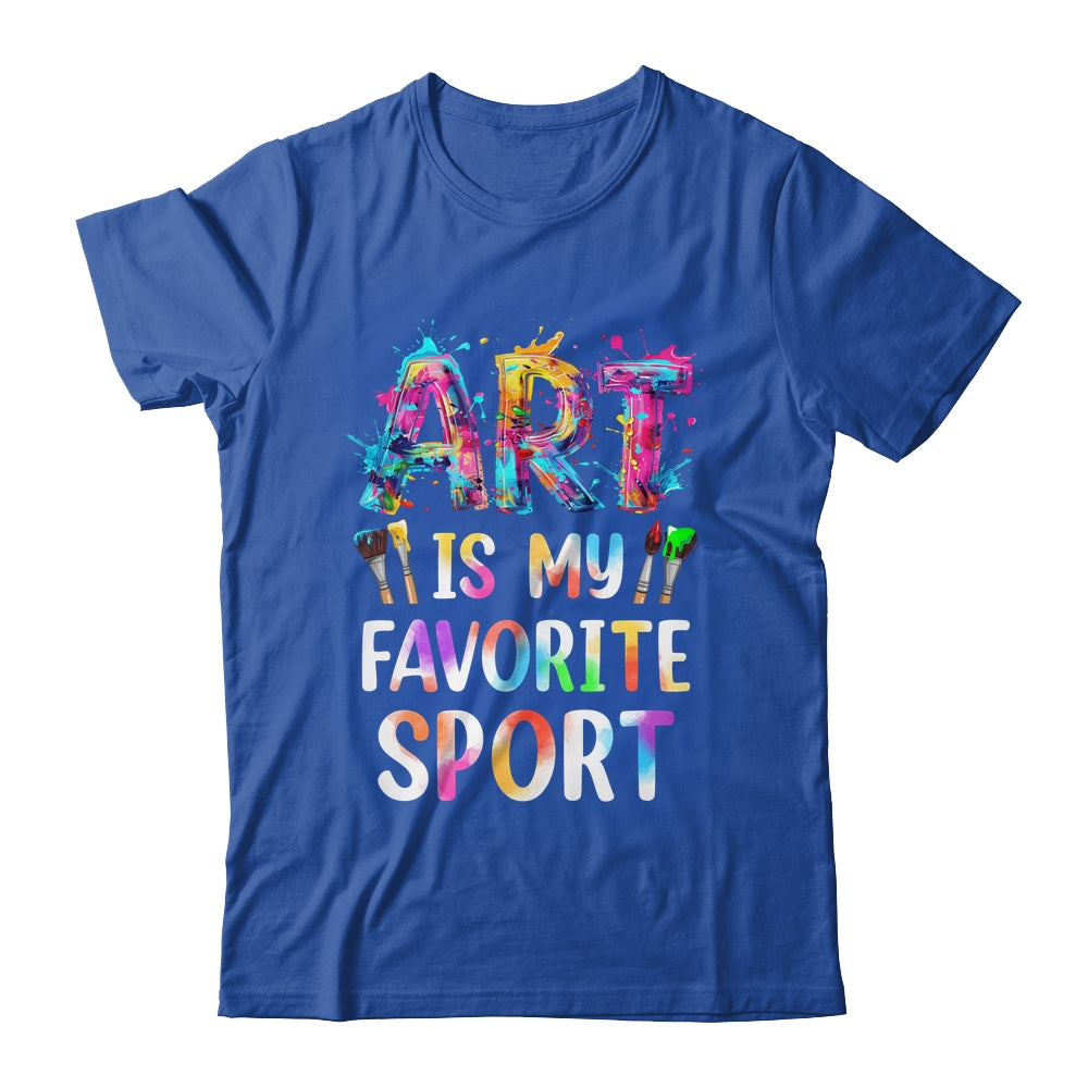 Art Is My Favorite Sport Men Women Artist Painter Teacher Shirt & Tank Top | teecentury