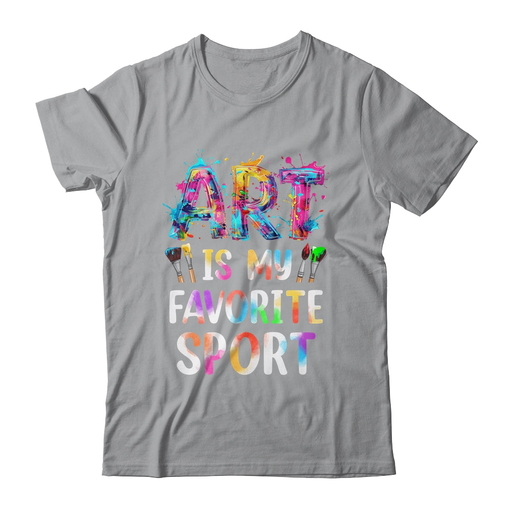 Art Is My Favorite Sport Men Women Artist Painter Teacher Shirt & Tank Top | teecentury
