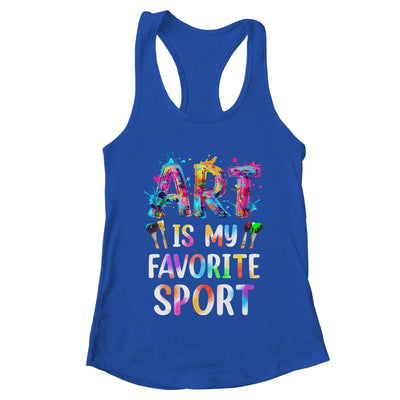 Art Is My Favorite Sport Men Women Artist Painter Teacher Shirt & Tank Top | teecentury