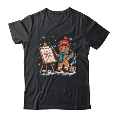 Artist Gingerbread Painter Art Teacher Student Christmas Shirt & Sweatshirt | teecentury