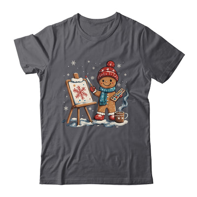 Artist Gingerbread Painter Art Teacher Student Christmas Shirt & Sweatshirt | teecentury