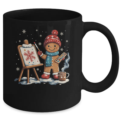 Artist Gingerbread Painter Art Teacher Student Christmas Mug | teecentury