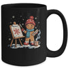 Artist Gingerbread Painter Art Teacher Student Christmas Mug | teecentury