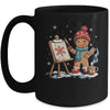 Artist Gingerbread Painter Art Teacher Student Christmas Mug | teecentury