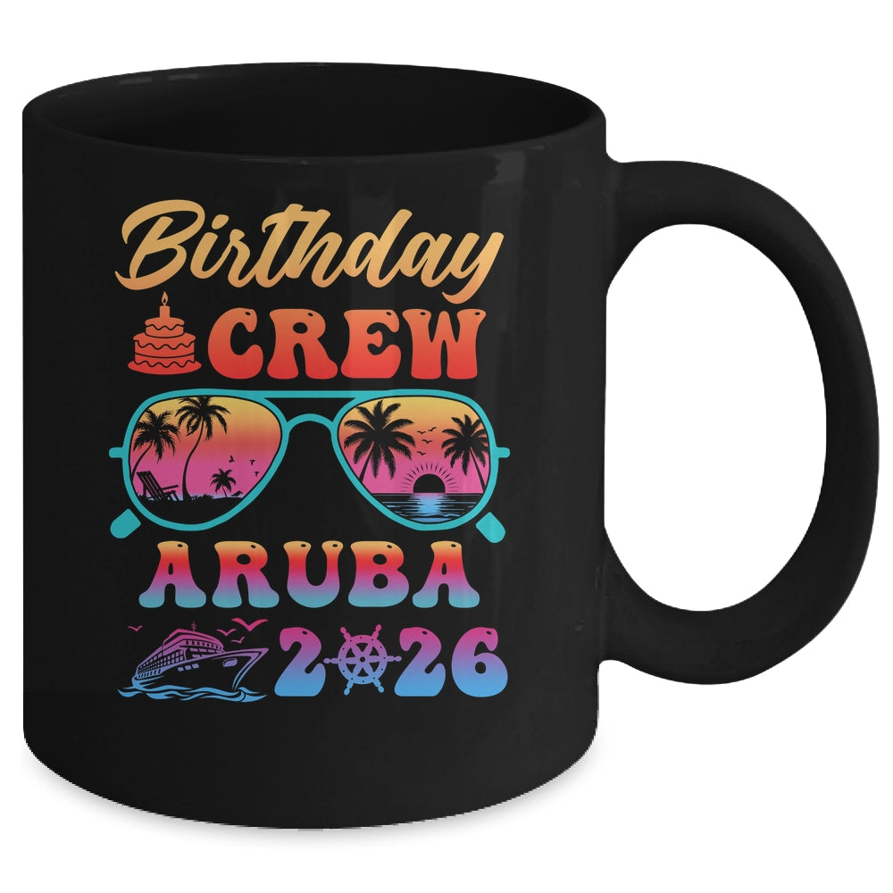 Aruba Birthday Crew Vacation Cruise 2026 Summer Trip Group Mug | teecentury