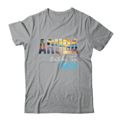 Aruba Birthday Trip 2025 Vacation Party Crew Cruise Shirt & Tank Top | teecentury