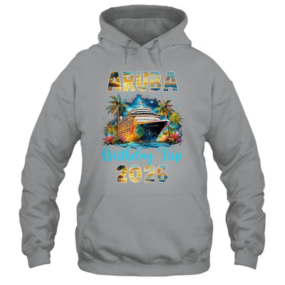 Aruba Birthday Trip 2026 Family Birthday Cruise Vacation Shirt & Tank Top | teecentury