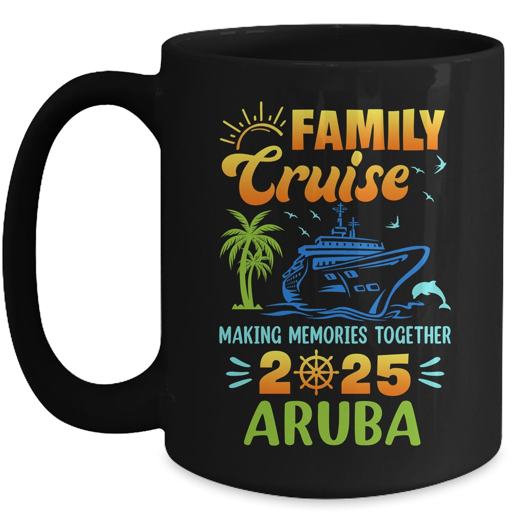 Aruba Cruise 2025 Family Friends Group Vacation Matching Mug | teecentury