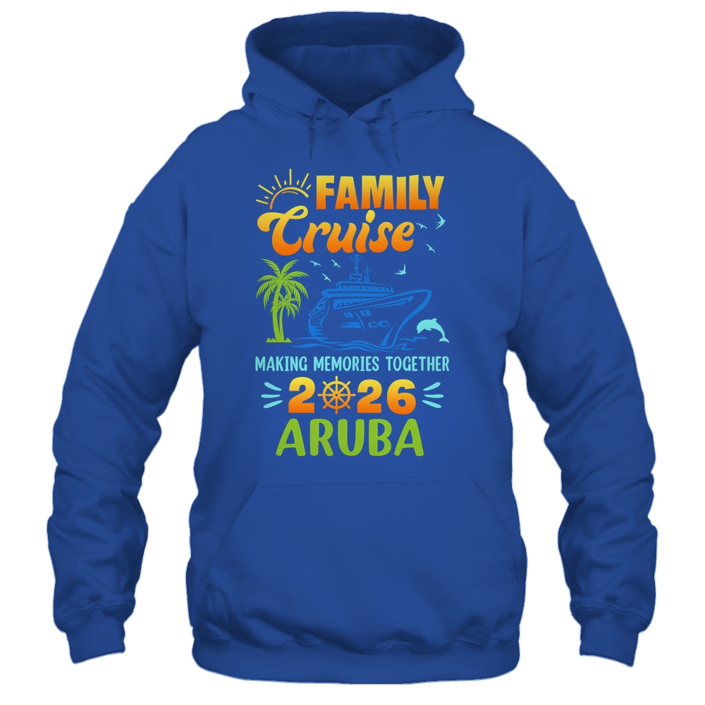 Aruba Cruise 2026 Family Friends Group Vacation Matching Shirt & Tank Top | teecentury