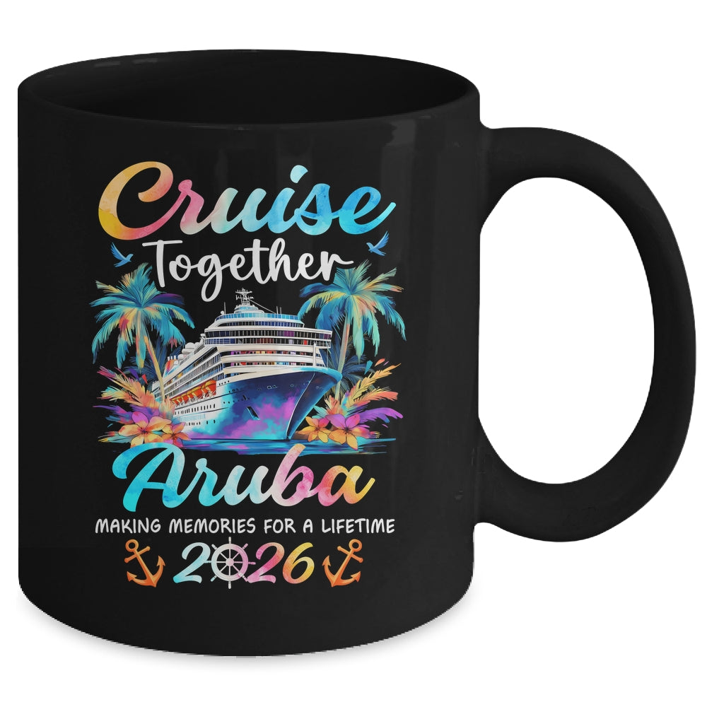 Aruba Cruise 2026 Family Vacation Cruisin’ Together Mug | teecentury