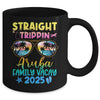 Aruba Family Vacay Vacation 2025 Straight Trippin Mug | teecentury