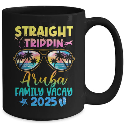 Aruba Family Vacay Vacation 2025 Straight Trippin Mug | teecentury