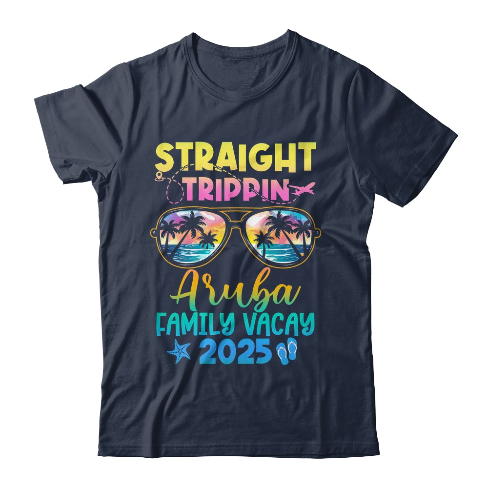 Aruba Family Vacay Vacation 2025 Straight Trippin Shirt & Tank Top | teecentury