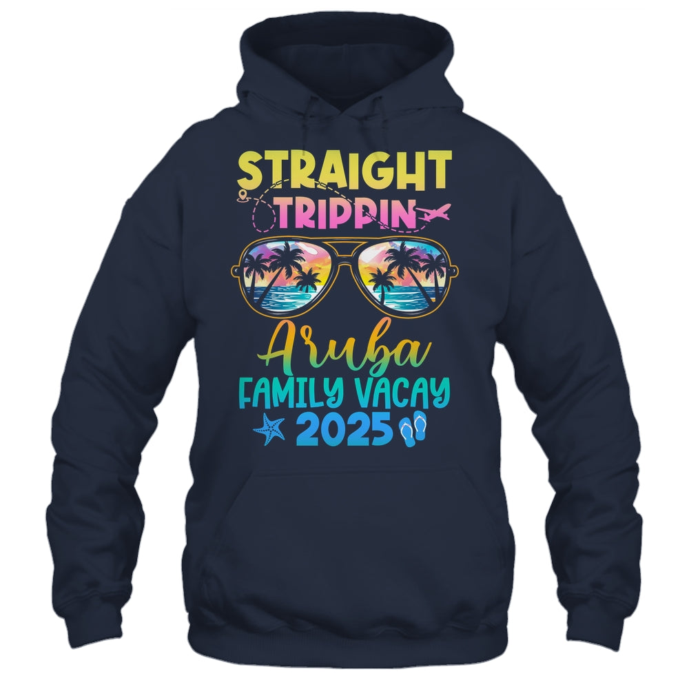 Aruba Family Vacay Vacation 2025 Straight Trippin Shirt & Tank Top | teecentury
