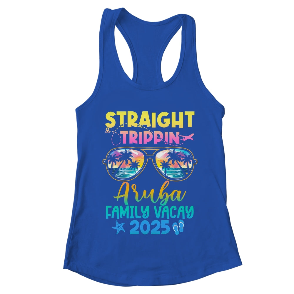 Aruba Family Vacay Vacation 2025 Straight Trippin Shirt & Tank Top | teecentury