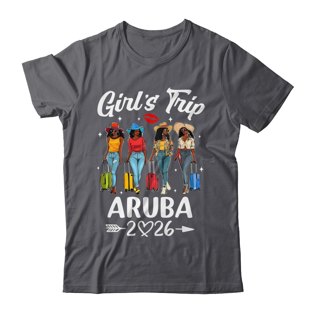 Aruba Girls Trip 2026 Birthday Squad Women Vacation Shirt & Tank Top | teecentury