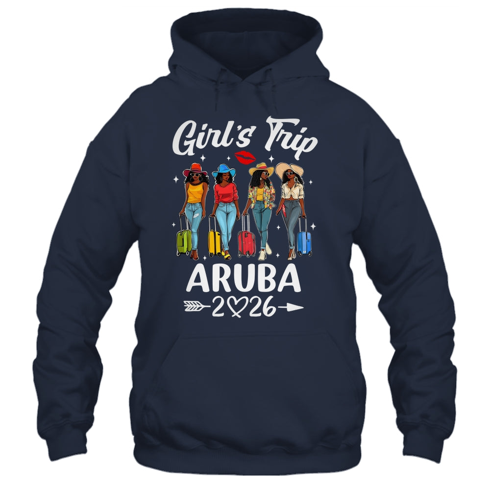 Aruba Girls Trip 2026 Birthday Squad Women Vacation Shirt & Tank Top | teecentury