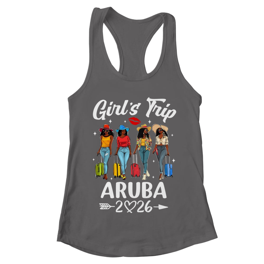 Aruba Girls Trip 2026 Birthday Squad Women Vacation Shirt & Tank Top | teecentury