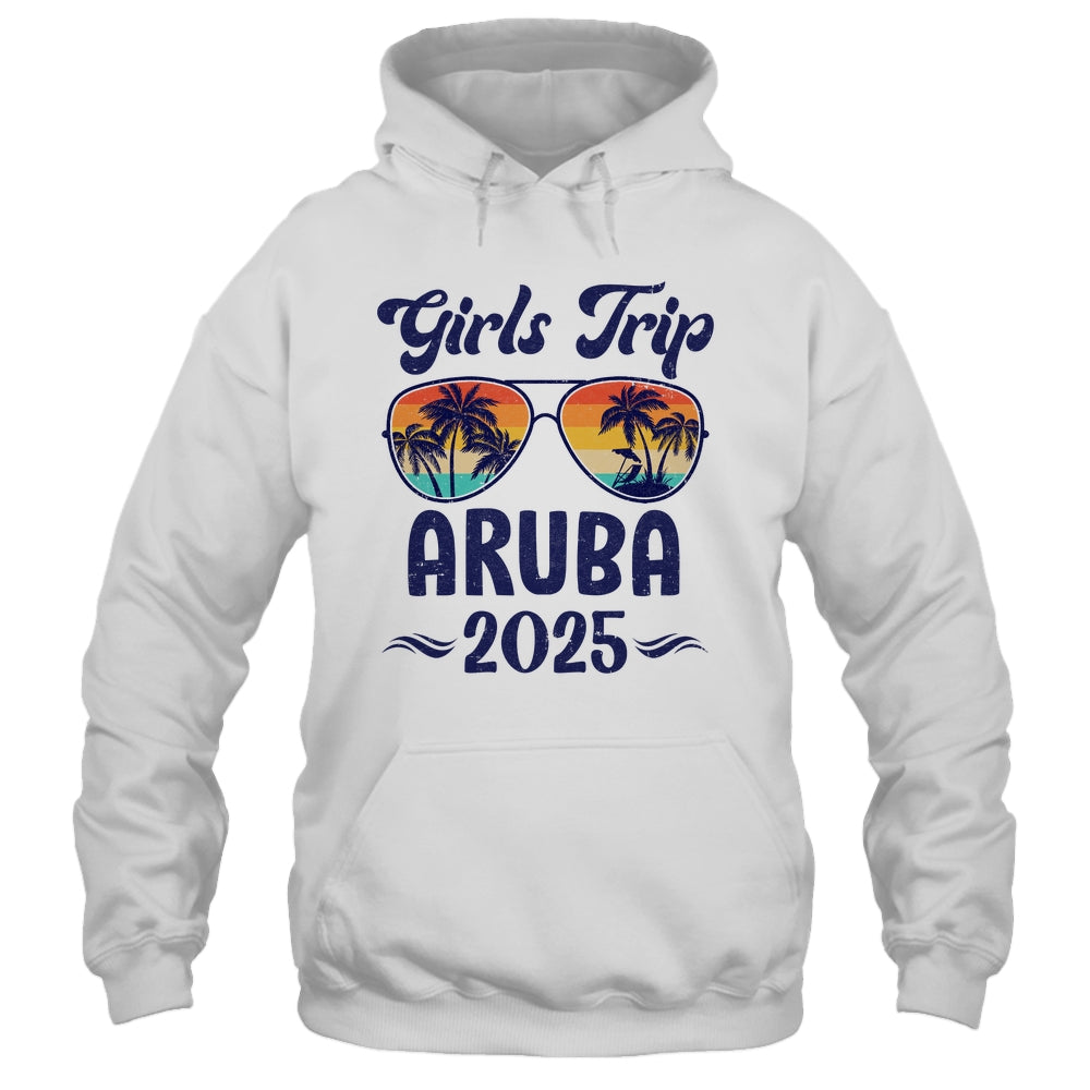 Aruba Girls Trip Beach Vacation 2025 Matching Group Shirt & Tank Top | teecentury