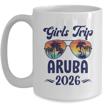 Aruba Girls Trip Beach Vacation 2026 Matching Group Mug | teecentury