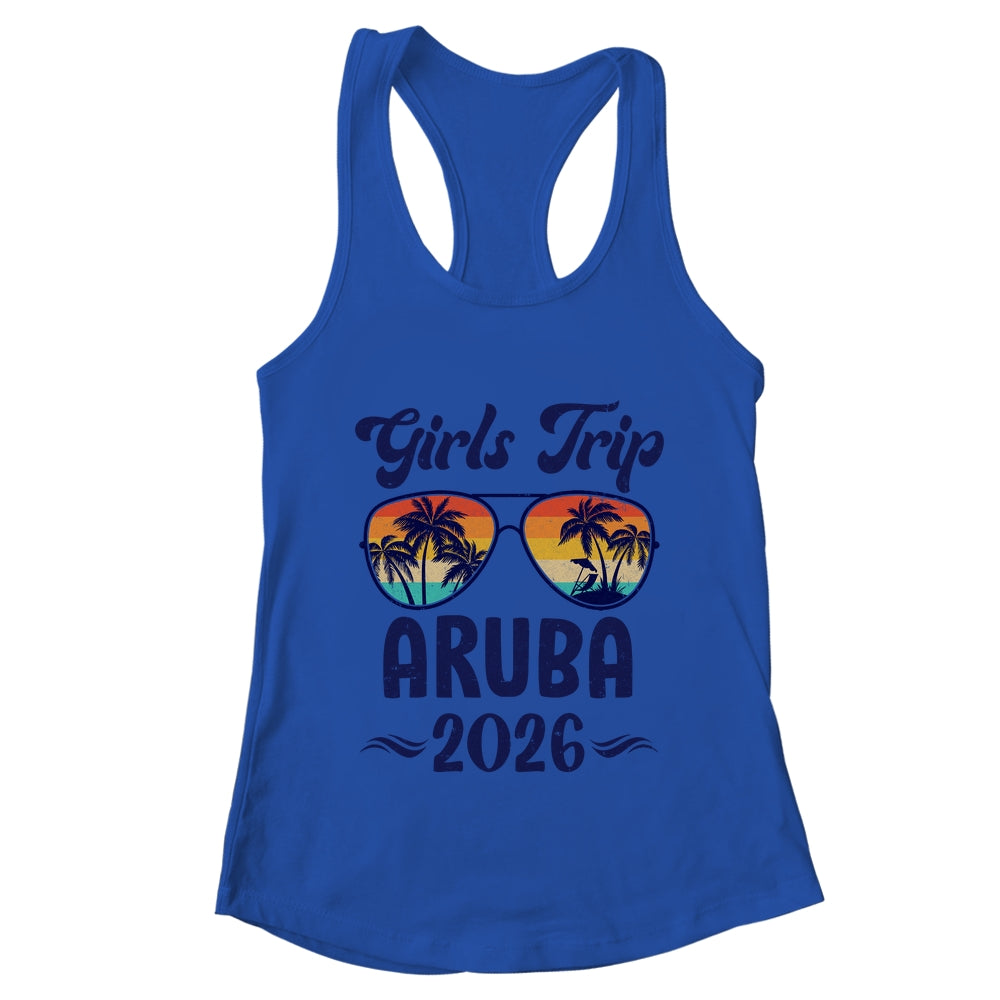 Aruba Girls Trip Beach Vacation 2026 Matching Group Shirt & Tank Top | teecentury