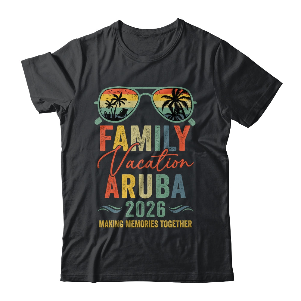 Aruba Vacation 2026 Matching Family Group Summer Shirt & Tank Top | teecentury
