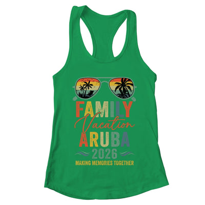 Aruba Vacation 2026 Matching Family Group Summer Shirt & Tank Top | teecentury