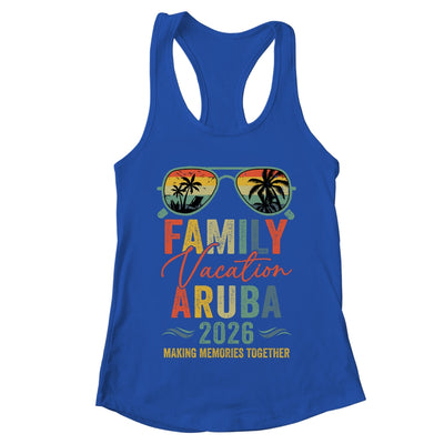 Aruba Vacation 2026 Matching Family Group Summer Shirt & Tank Top | teecentury