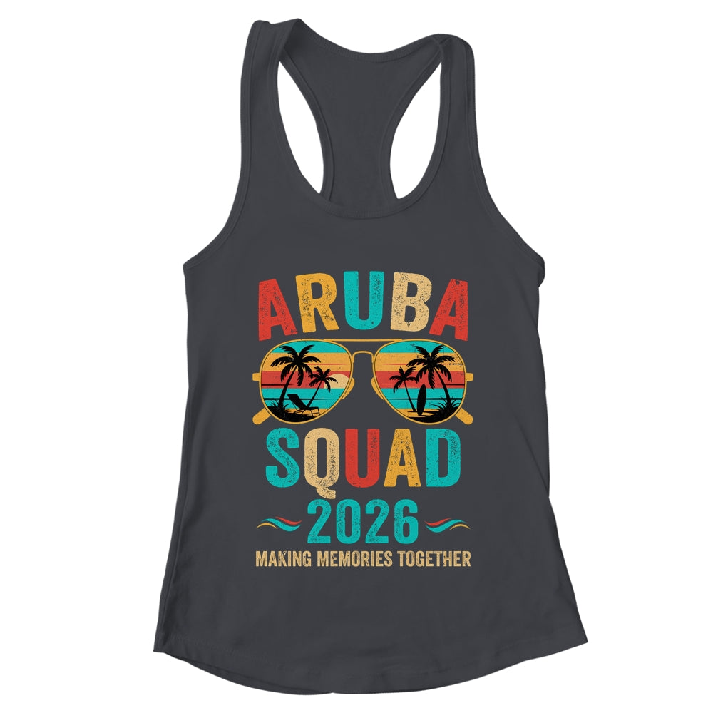 Aruba Vacation Squad 2026 Family Matching Vintage Shirt & Tank Top | teecentury