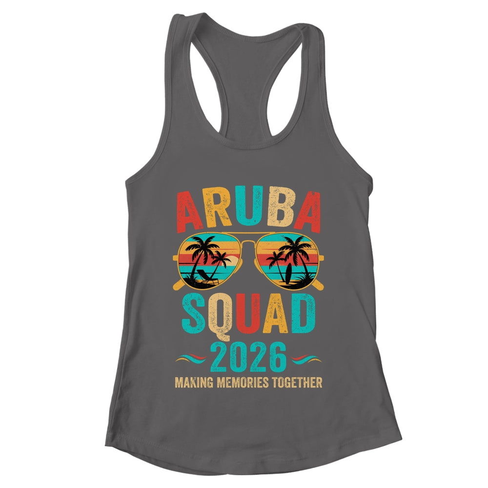Aruba Vacation Squad 2026 Family Matching Vintage Shirt & Tank Top | teecentury