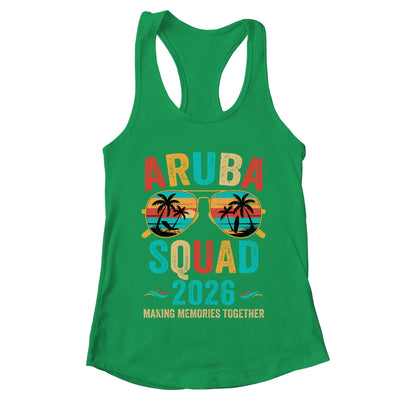 Aruba Vacation Squad 2026 Family Matching Vintage Shirt & Tank Top | teecentury