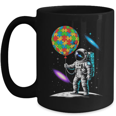 Astronaut Balloon Autism Awareness Space Autistic Kids Boys Mug | teecentury