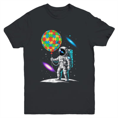Astronaut Balloon Autism Awareness Space Autistic Kids Boys Youth Shirt | teecentury