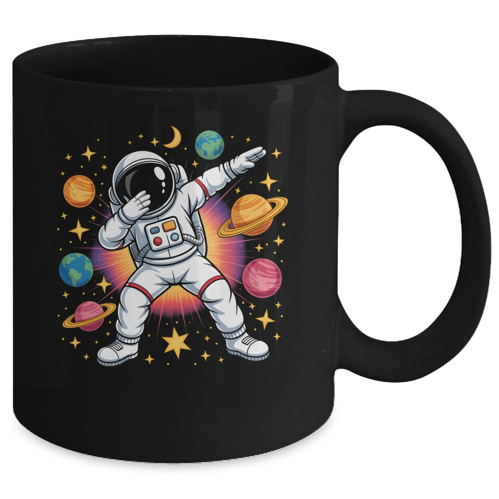 Astronaut Dabbing In Space Cosmic Galaxy Adventure Boy Girls Mug | teecentury