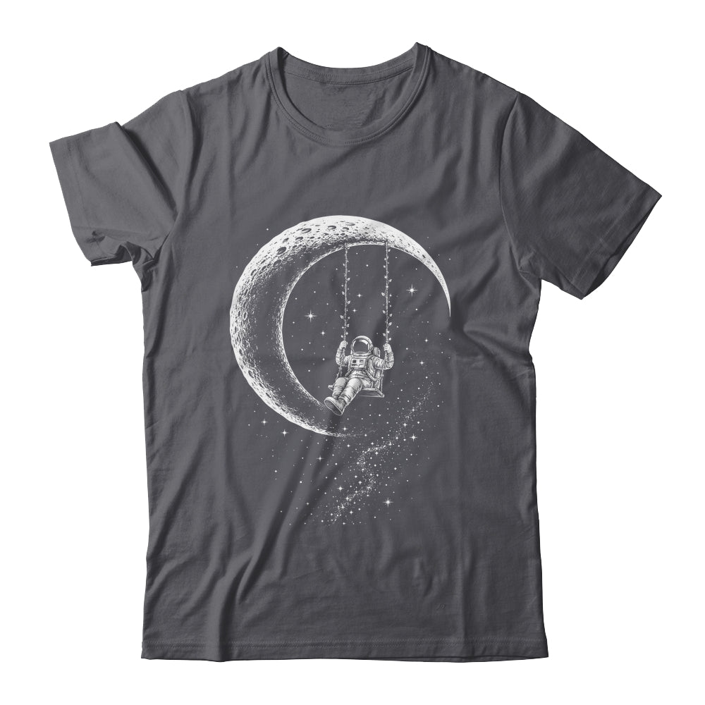 Astronaut Moon Swing Stars Outer Space Galaxy Men Astronomy Shirt & Hoodie | teecentury