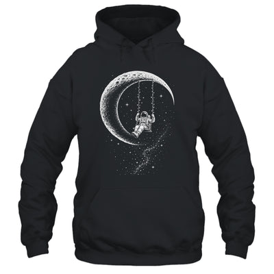 Astronaut Moon Swing Stars Outer Space Galaxy Men Astronomy Shirt & Hoodie | teecentury