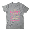 August 1950 75 Years Of Being Awesome Retro 75th Birthday Shirt & Tank Top | teecentury