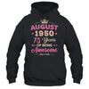 August 1950 75 Years Of Being Awesome Retro 75th Birthday Shirt & Tank Top | teecentury