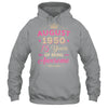 August 1950 75 Years Of Being Awesome Retro 75th Birthday Shirt & Tank Top | teecentury