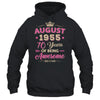 August 1955 70 Years Of Being Awesome Retro 70th Birthday Shirt & Tank Top | teecentury