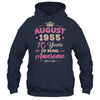 August 1955 70 Years Of Being Awesome Retro 70th Birthday Shirt & Tank Top | teecentury