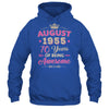 August 1955 70 Years Of Being Awesome Retro 70th Birthday Shirt & Tank Top | teecentury