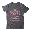 August 1965 60 Years Of Being Awesome Retro 60th Birthday Shirt & Tank Top | teecentury