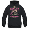 August 1975 50 Years Of Being Awesome Retro 50th Birthday Shirt & Tank Top | teecentury