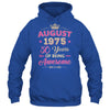 August 1975 50 Years Of Being Awesome Retro 50th Birthday Shirt & Tank Top | teecentury