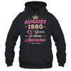 August 1980 45 Years Of Being Awesome Retro 45th Birthday Shirt & Tank Top | teecentury